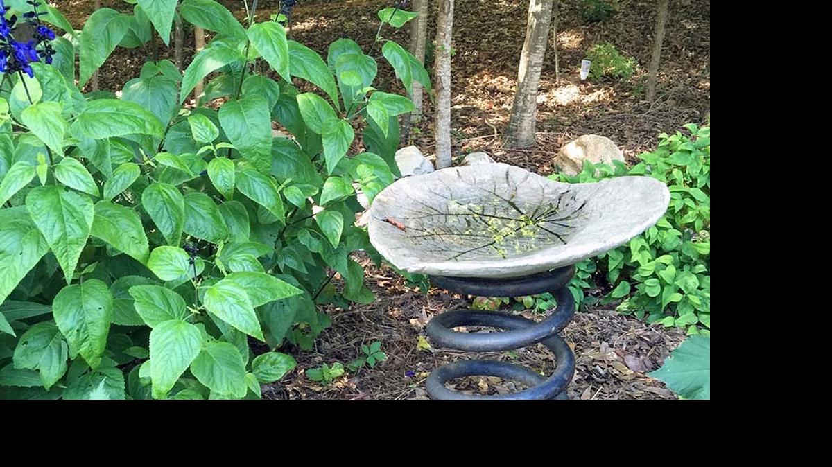 
The JC Raulston Arboretum is offering a cast concrete leaf birdbath workshop from 1-3 p.m. Saturday. 
