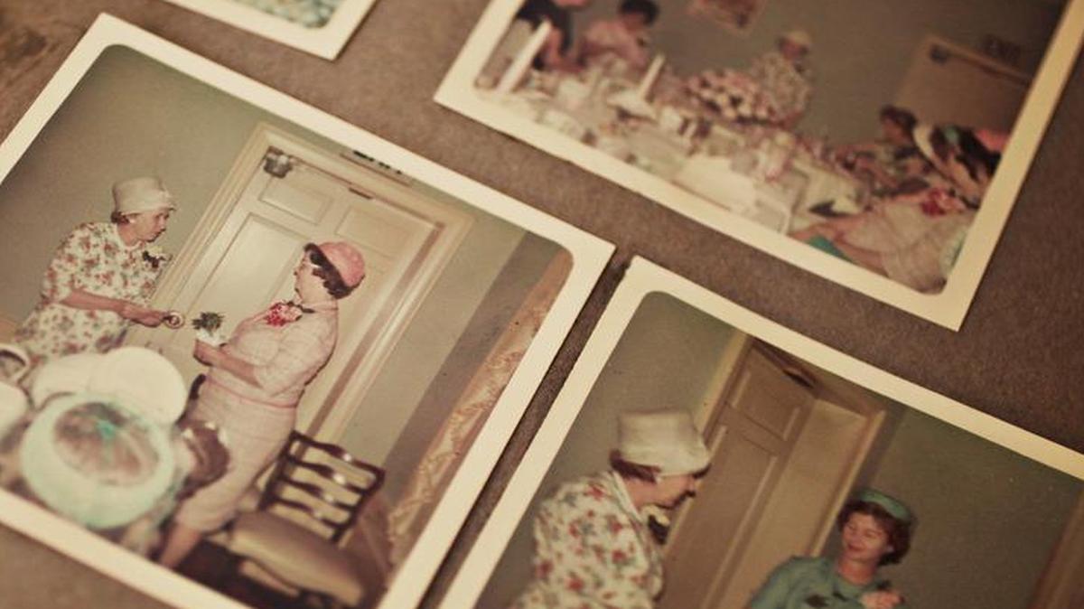 
A collection of photos were pasted into a scrapbook from the Annual May Luncheon and Installation of New Officers at the Countryside Garden Club in Raleigh's Roylene Acres in 1966. The neighborhood continues to maintain a garden club and preserves the scrapbooks and mementos from previous generations.
