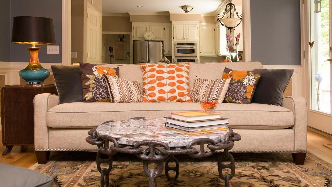 
Laura Burke’s design signature is an interesting mix and old and new furnishings that speak to each other and say something about the people that live there.
