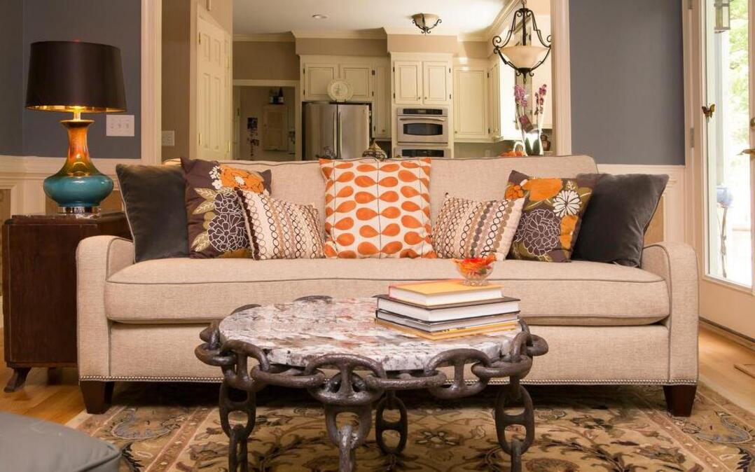 
Laura Burke’s design signature is an interesting mix and old and new furnishings that speak to each other and say something about the people that live there.
