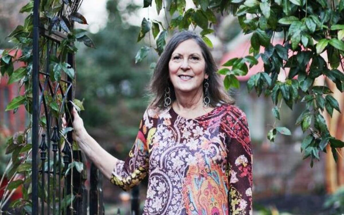 Raleigh gardener and author Helen Yoest in her home garden.