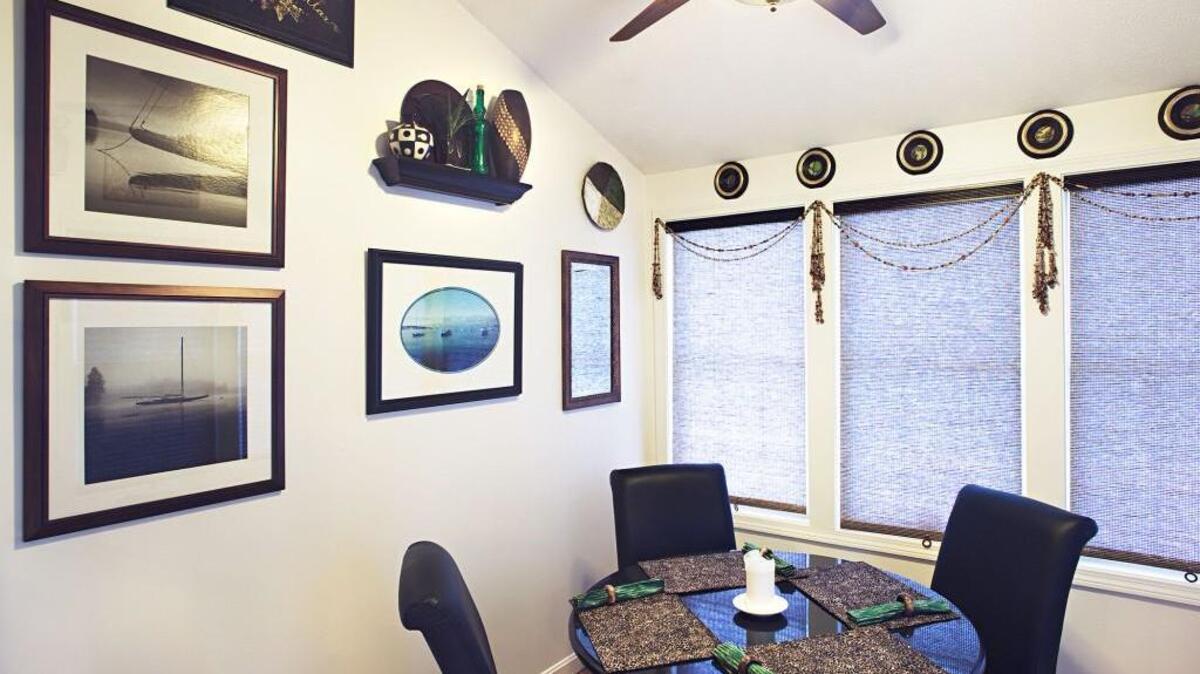 A round table can create a more intimate setting.