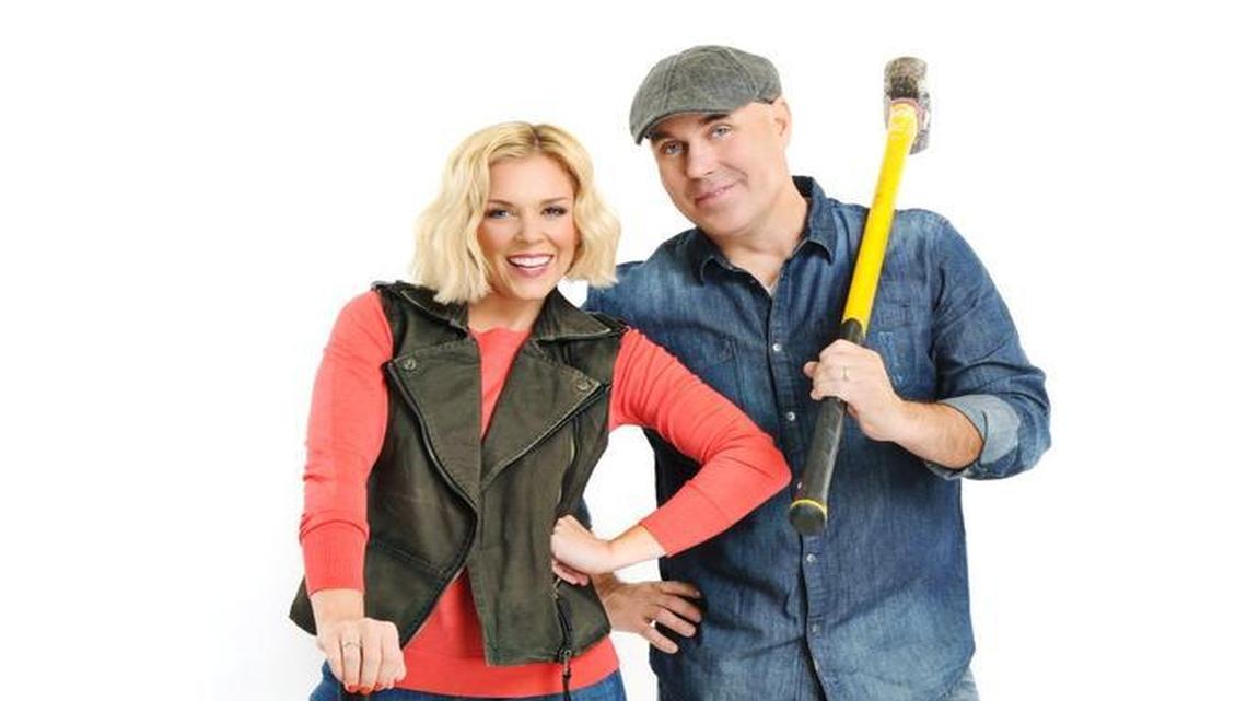 Dave and Kortney Wilson, stars of “Masters of Flip,” appear at the Southern Ideal Home Show in Raleigh on April 8.