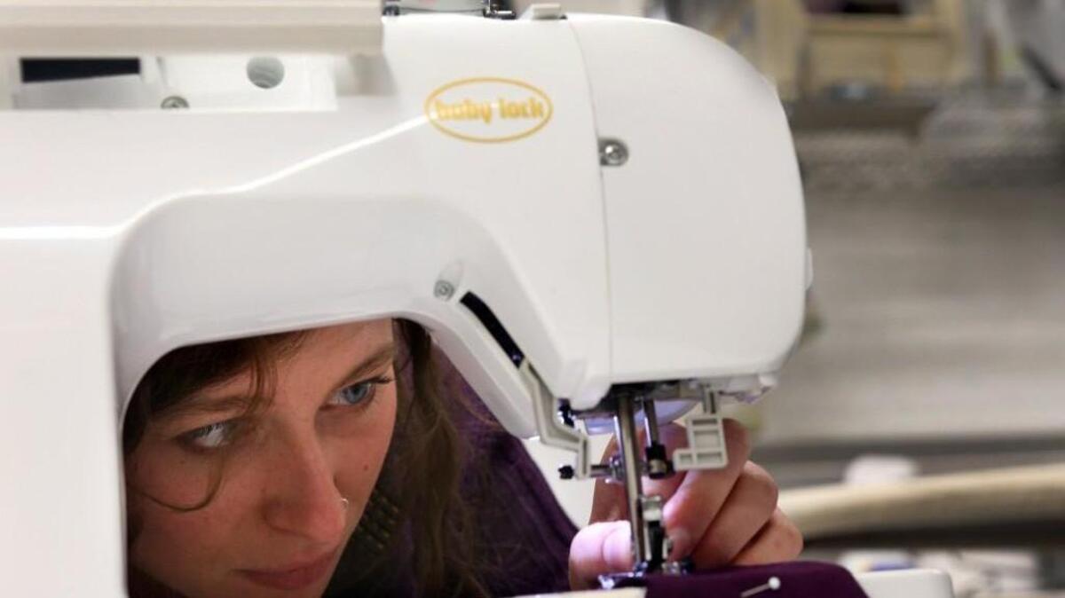 Take a beginning sewing class at the Scrap Exchange in Durham on April 1.