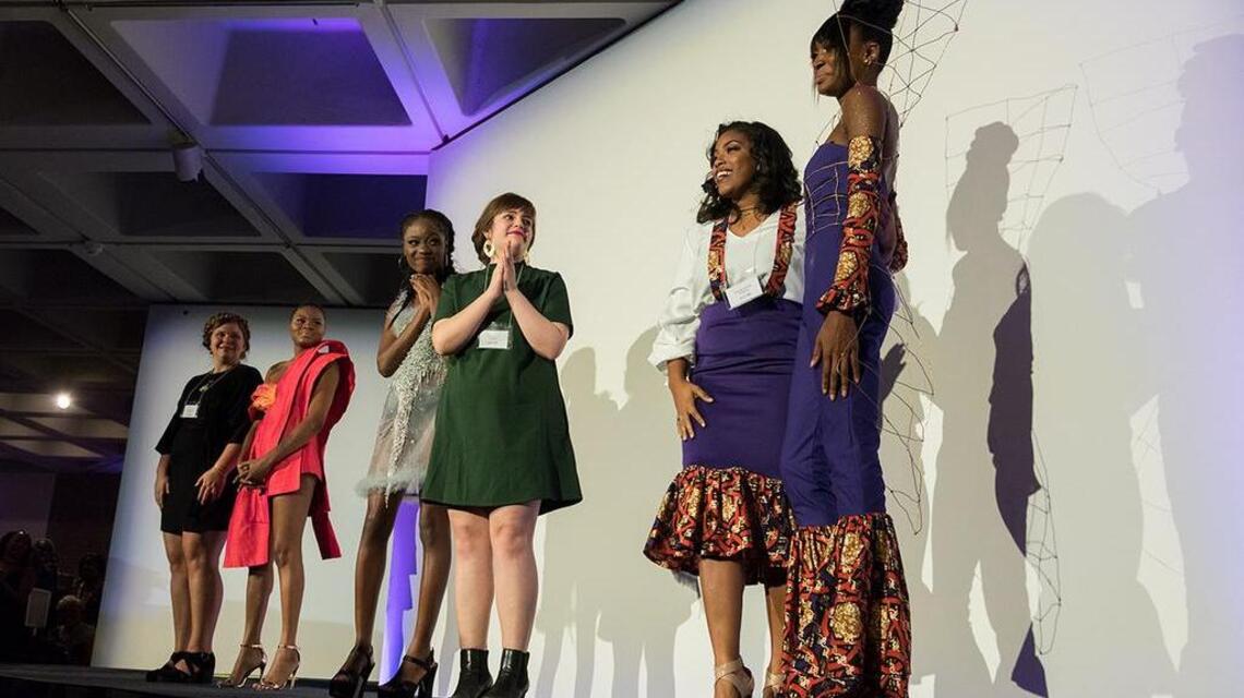 For student designers, fashion show celebrates Ebony Fashion Fair, and their designs