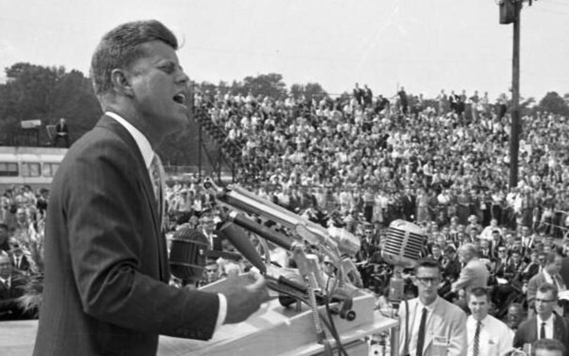 Candidate Kennedy enjoyed a warm reception in Raleigh
