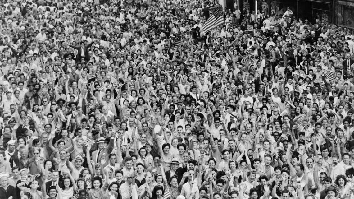 World War II ended with dancing in the streets of Raleigh