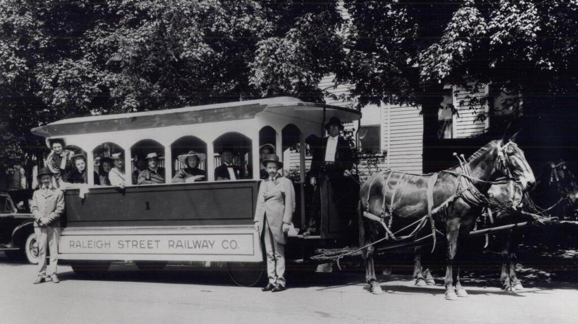 Development of electricity, street cars in Raleigh took a while