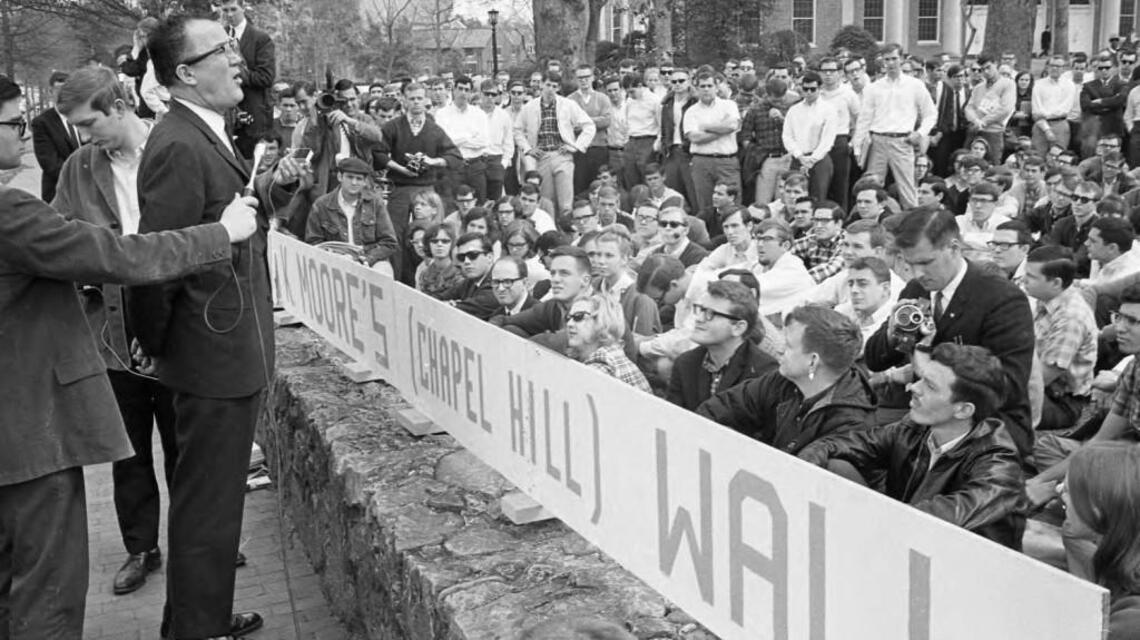 Students protested North Carolina’s Speaker Ban in 1966