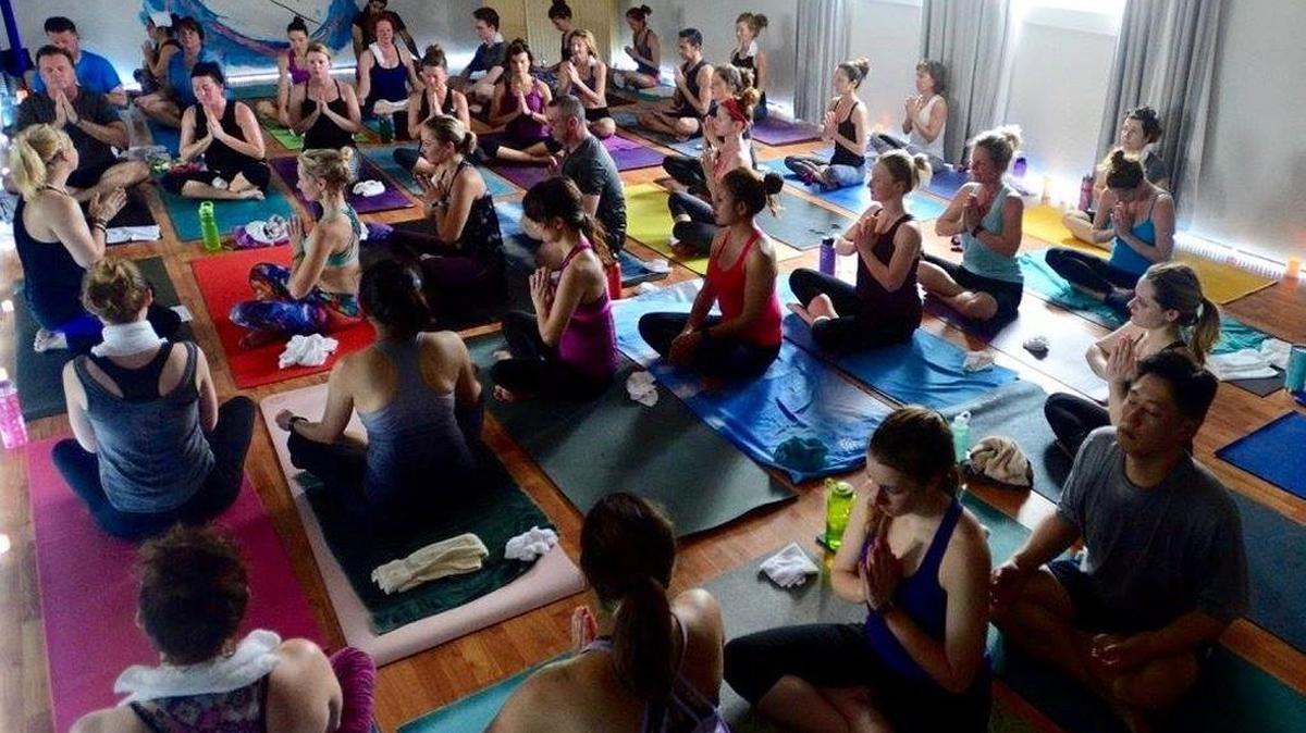 Holy Yoga participants can take part in a nationwide event Saturday, Aug. 12, 2017, in Raleigh.
