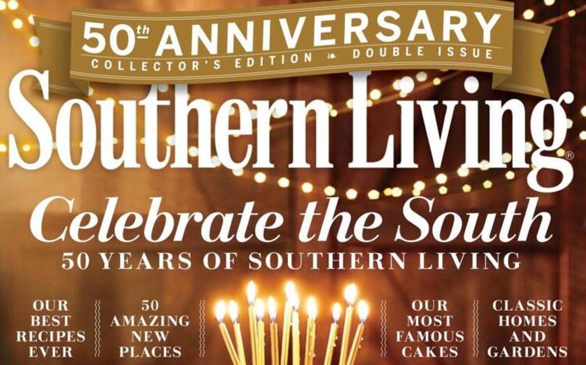 Southern Living magazine, the country’s largest regional lifestyle magazine, is celebrating 50 years this month with a special 258-page issue.
