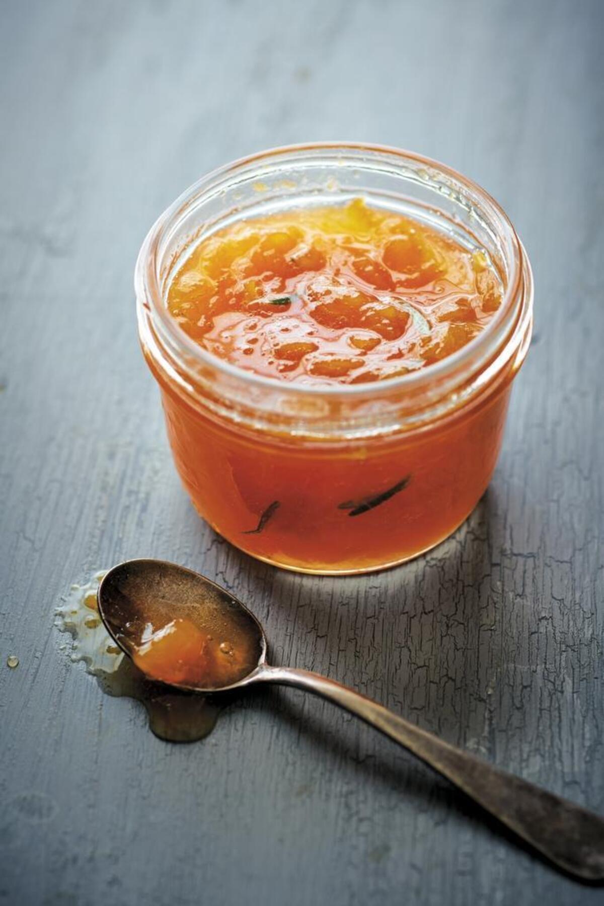 Peach-Rosemary Jam from Jamie DeMent’s new cookbook
