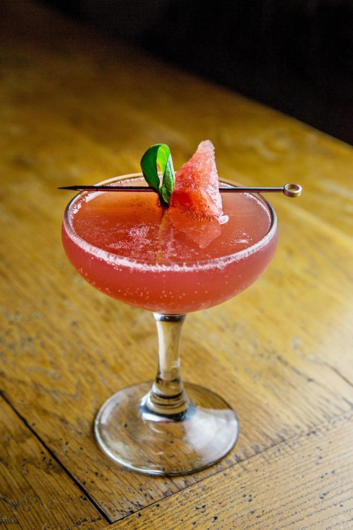 Watermelon Basil Spritz.