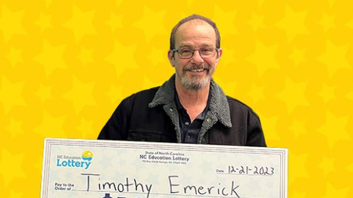 Timothy Emerick missed the Powerball jackpot by one number but still won big, North Carolina officials said.