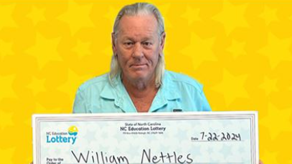 William Nettles plans to help his grandchildren after scoring a big windfall.