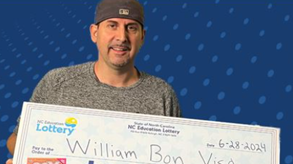 William Bon Viso hit the jackpot in North Carolina.