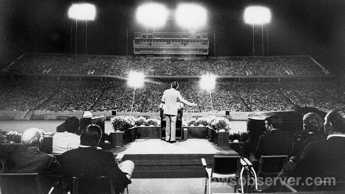 Rev. Billy Graham came to Raleigh in 1973. Here are memories of that crusade.