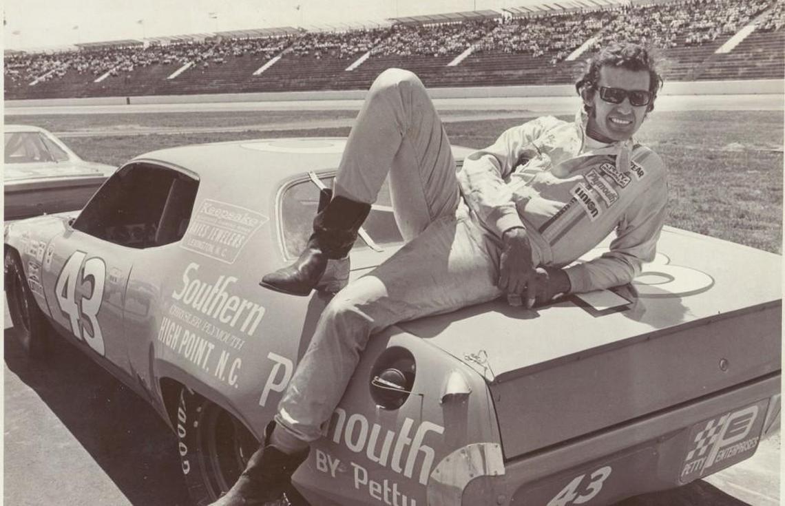 Richard Petty chills out in 1971. Charlotte Observer file photo