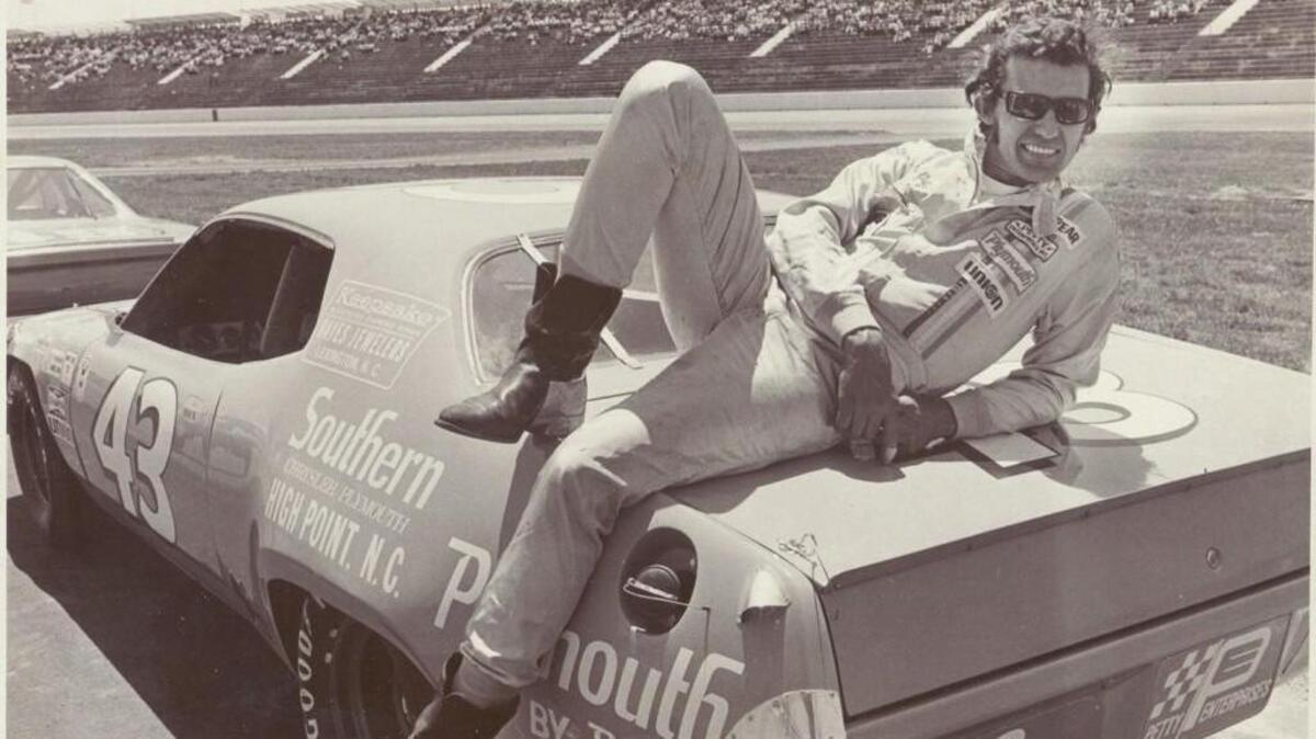 Richard Petty chills out in 1971. Charlotte Observer file photo