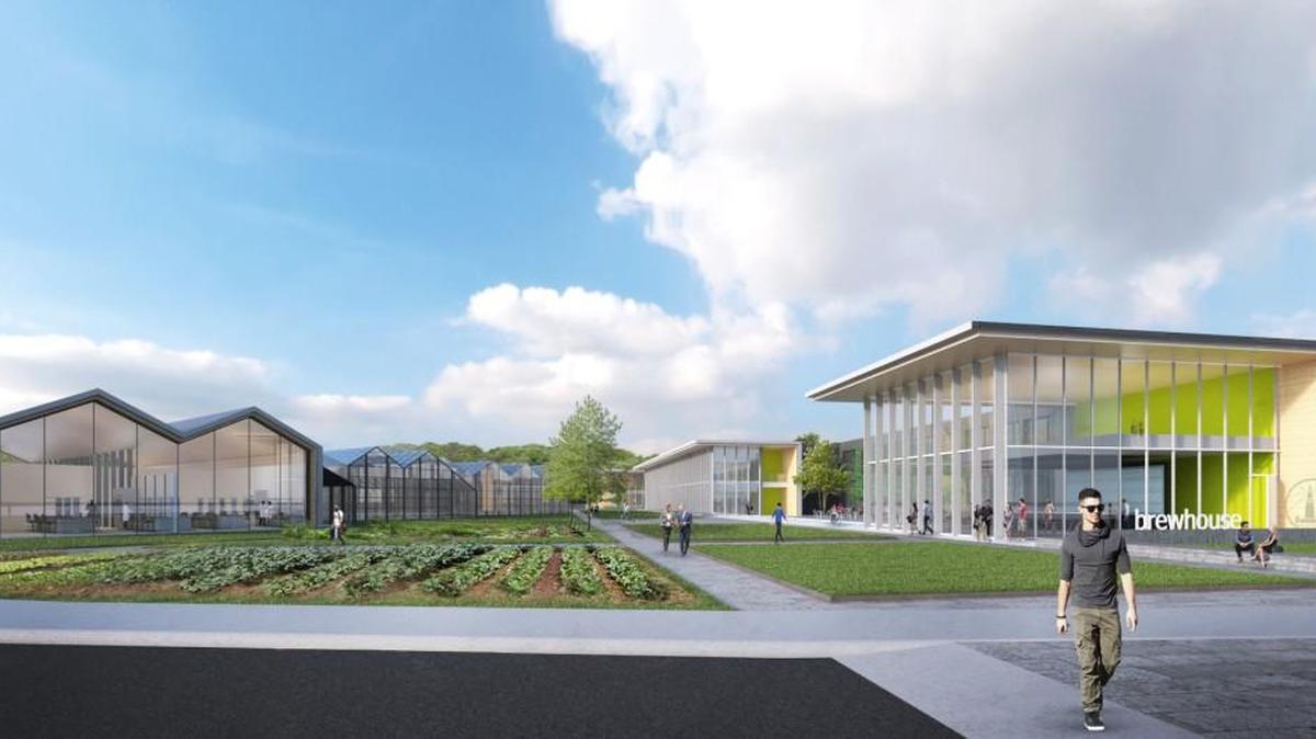 A rendering of the future Alexandria Center for AgTech-RTP.