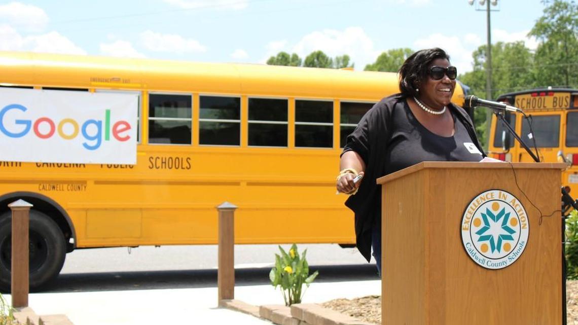 Lilyn Hester of Durham spearheaded Google’s pilot program to bring Wi-Fi to school buses so students could study on long bus rides.