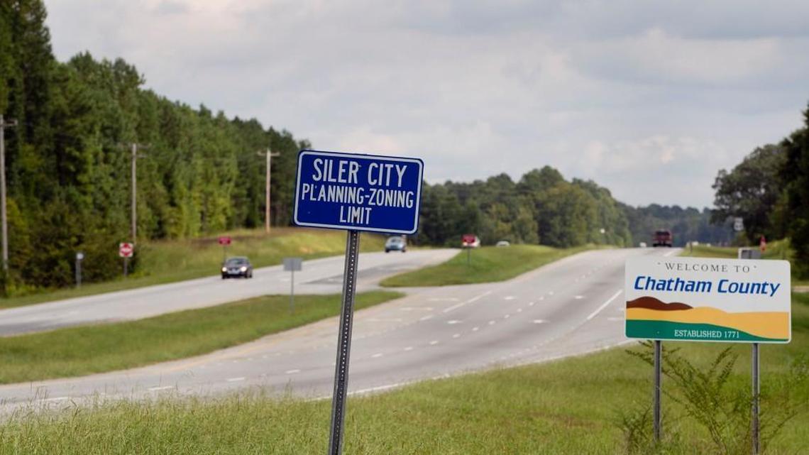 The Siler City Planning-Zoning limit extends all the way to the Chatham and Randolph County line along U.S. 64 west of Siler City, N.C. near the 1800 Megasite.
