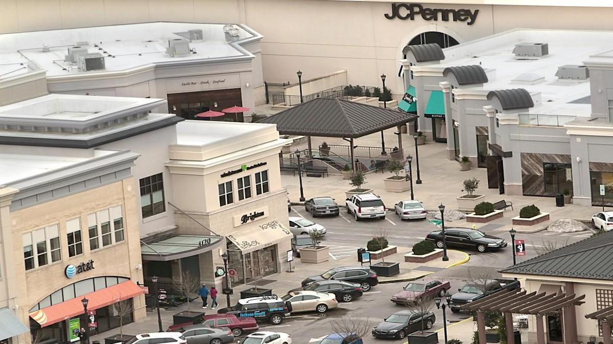 North Hills shops, like JCPenney, restaurants and a movie theater are seen on this photograph taken Thursday, January 28, 2016.