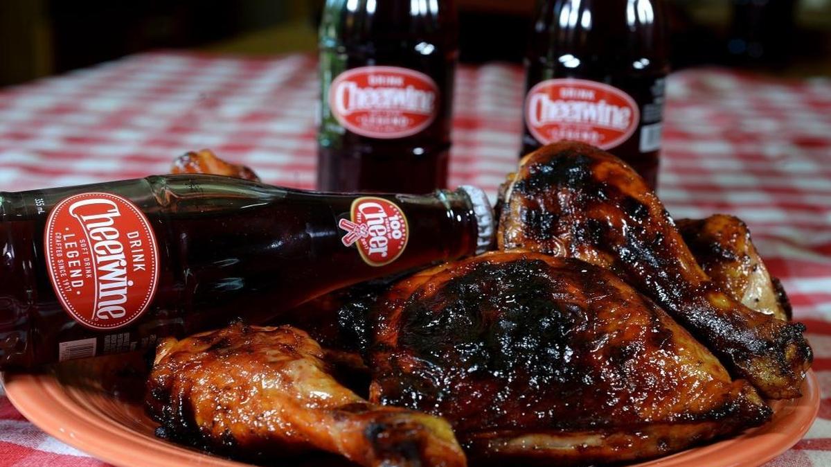 Cheerwine is used in many recipes, like this barbecue chicken. The Salisbury-based soda company will be the North Carolina representative at a White House event Monday that celebrates manufacturing jobs in America.