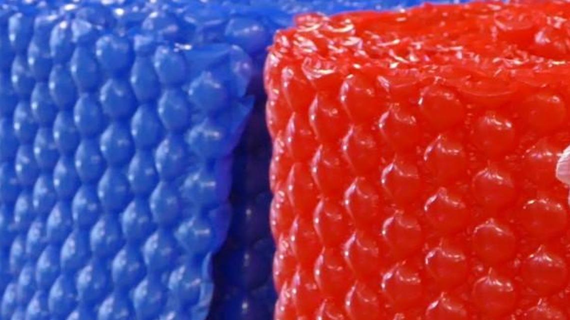 A variety of packaging products Sealed Air has developed at the PORTAL at UNC Charlotte, where Sealed Air has about 50 workers in their R&D lab.