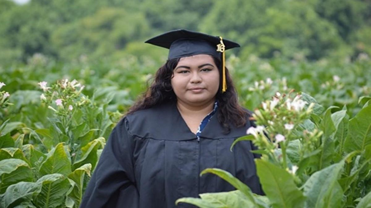 Jacqueline Castillo, 19, started picking tobacco in Wayne County at 7. She recently graduated high school and says she doesn’t want to spend her life working in the fields.