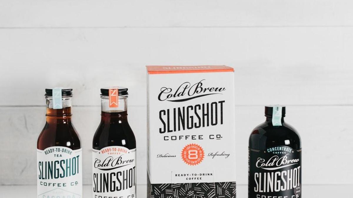Slingshot will sell their flagship organic, single-origin Cold Brew and their single-origin Cascara Tea, a beverage brewed using dried coffee cherries, in 250 Targets in the Southeast.