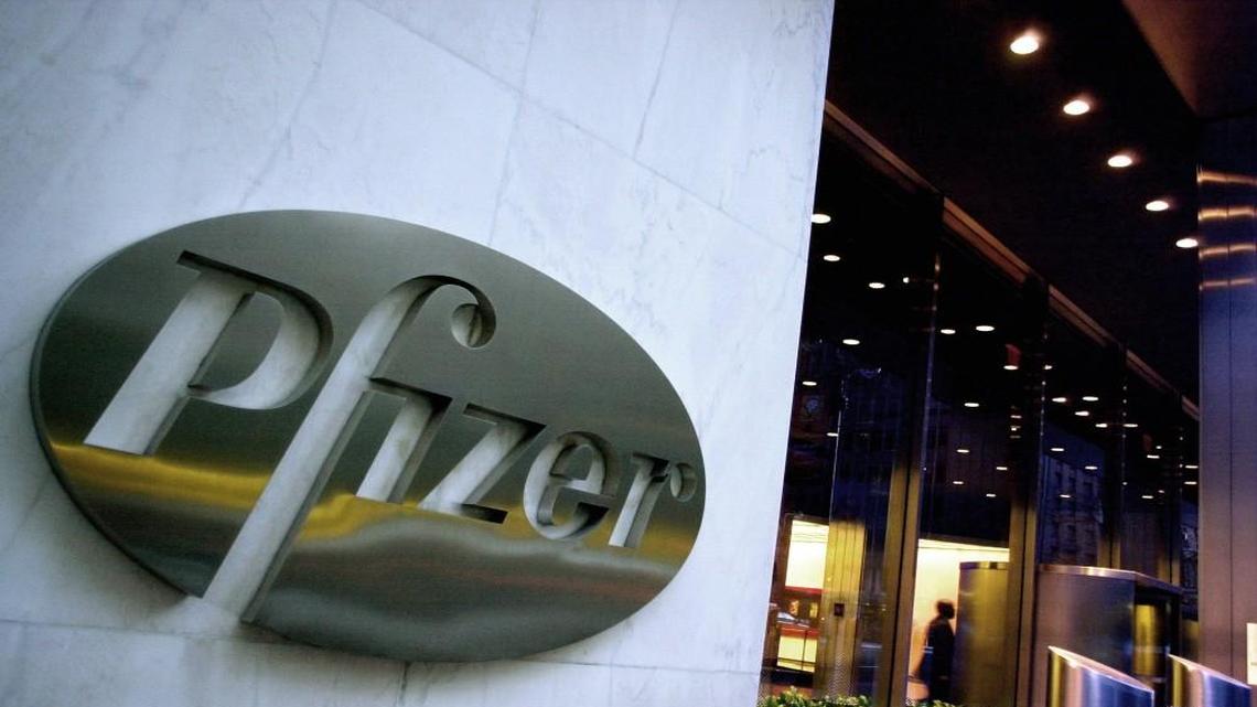 The world headquarters of Pfizer in New York. The company is expanding its push into gene therapies at its Sanford facilities.