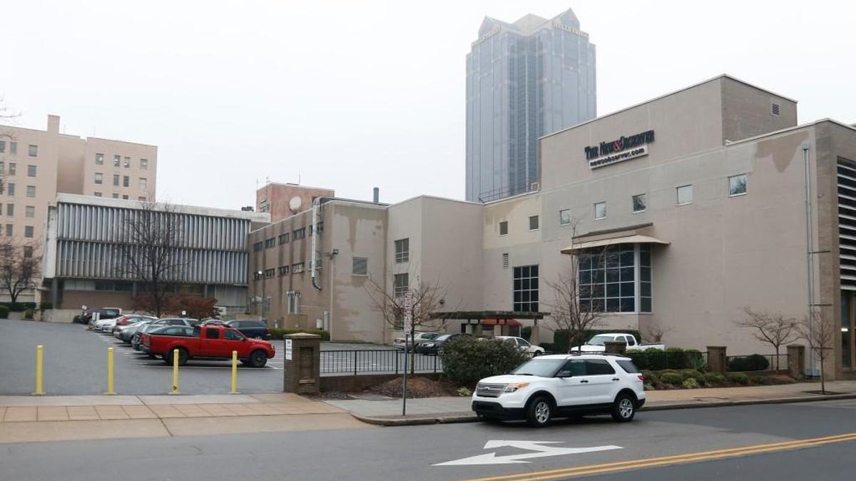 The News & Observer building, 215 S. McDowell Street in Raleigh, NC.