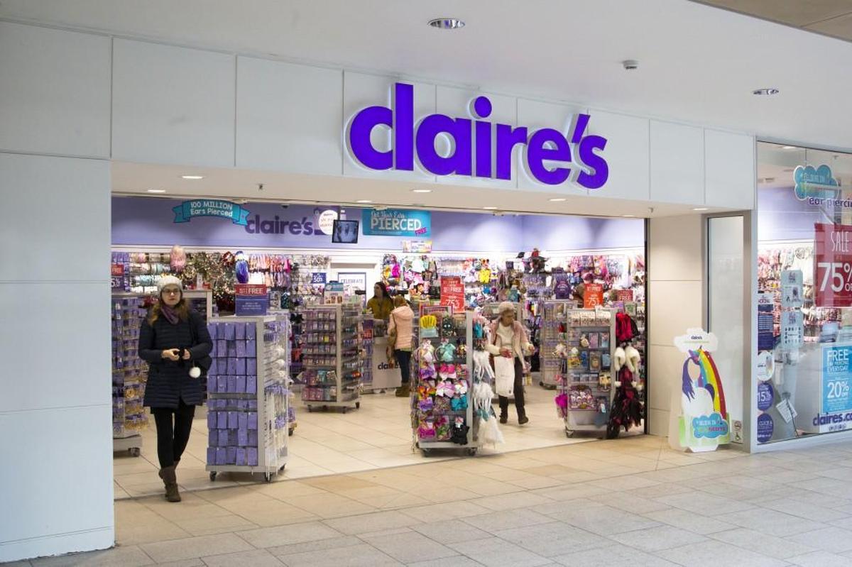 Three Claire’s stores in Kentucky are slated to close as part of the company’s recent bankruptcy filing.