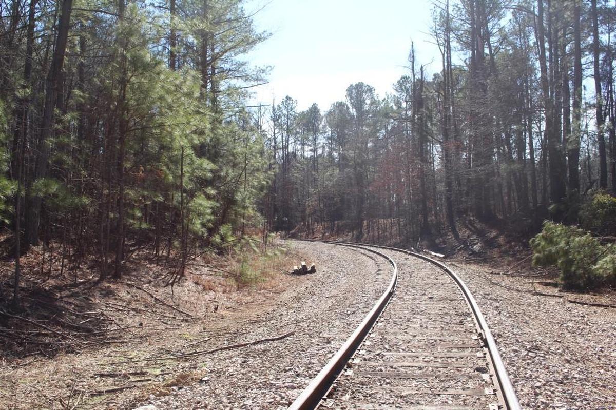 A CSX rail line runs through the Moncure Megasite, which is being considered for several economic development projects.