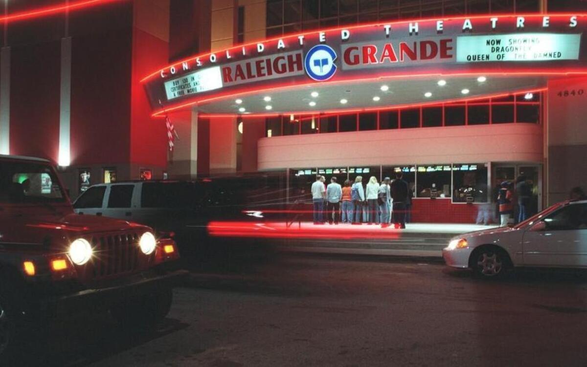 The Raleigh Grande theater was recently purchased by Cinemark, the country’s third-largest theater chain.