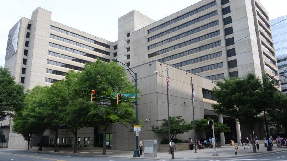 Duke Energy building in uptown Charlotte.
