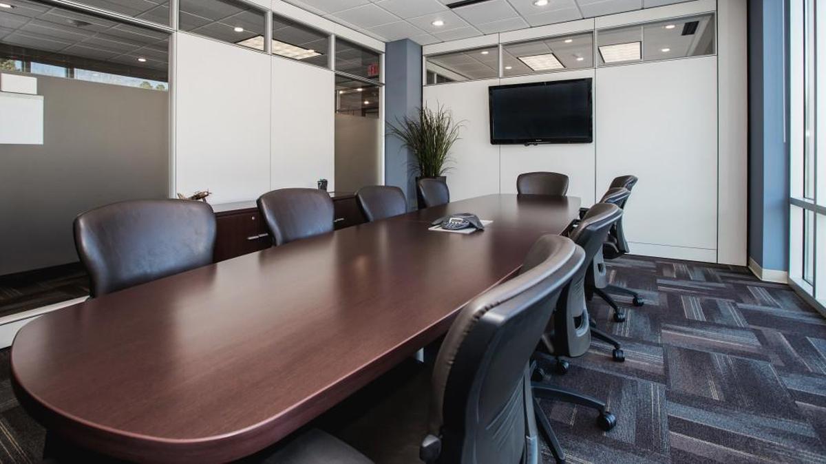 A conference room at Office Evolution.