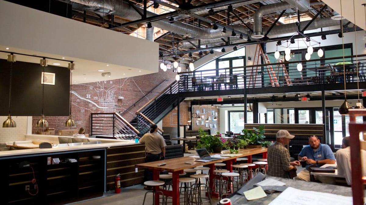 The inside of H-Street Kitchen in Raleigh prior to it’s opening last July.