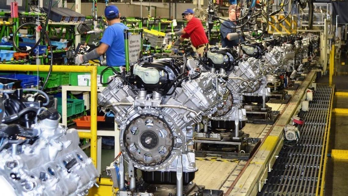 Workers assemble engines at Toyota Motor Manufacturing in Huntsville, Alabama. North Carolina has lost out to Alabama on landing the much sought-after Toyota-Mazda joint auto manufacturing plant, which would have brought 4,000 jobs to the state and invested $1.6 billion.