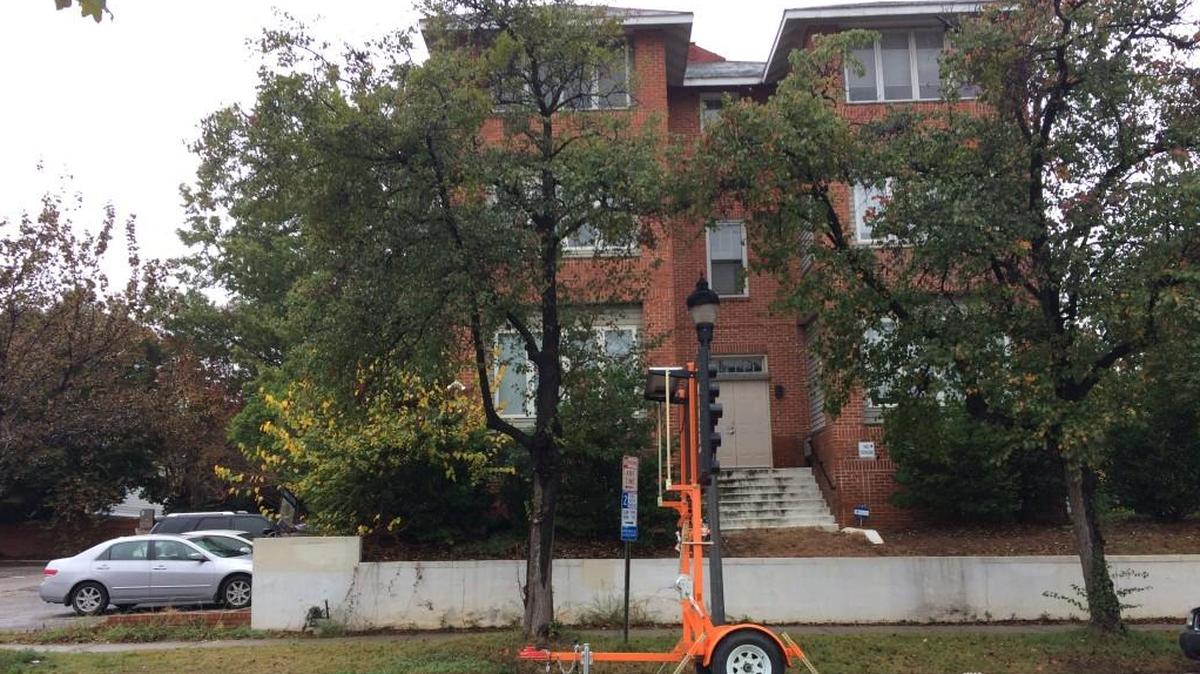 An older office building on Glenwood Avenue near Hillsborough Street would be demolished and replaced by a Marriott.