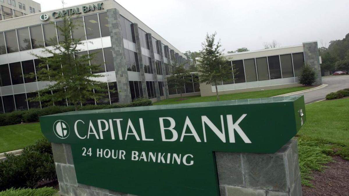 Capital Bank offices and branch on Glenwood Avenue in Raleigh.