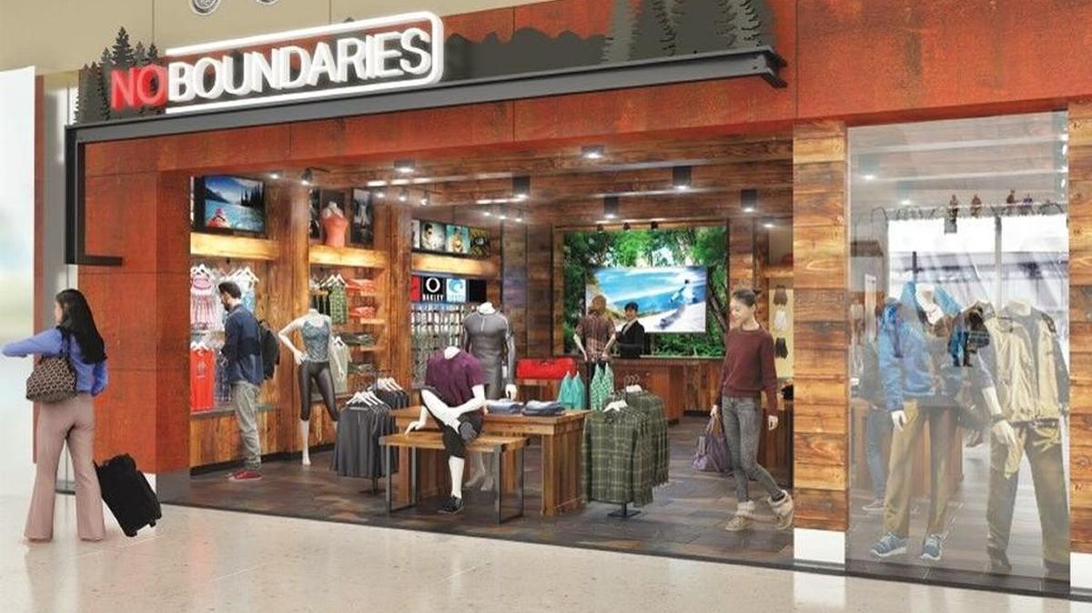 No Boundaries, which will offer active wear targeted at the adventure sports enthusiast, will open at RDU in summer 2018.