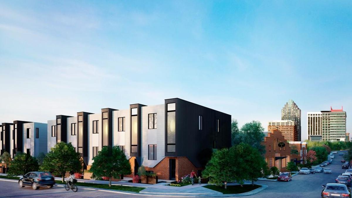 Transfer Co. Olde East will feature 15 townhomes on the eastern edge of downtown Raleigh.