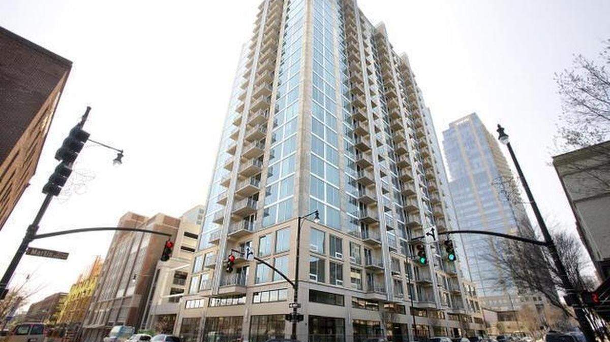
The final stages of work continue at the SkyHouse, a high-rise luxury apartment building, at the corner of East Martin and South Blount Streets in Raleigh. 
