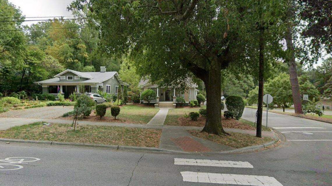 House on 2100 block of West Club Boulevard