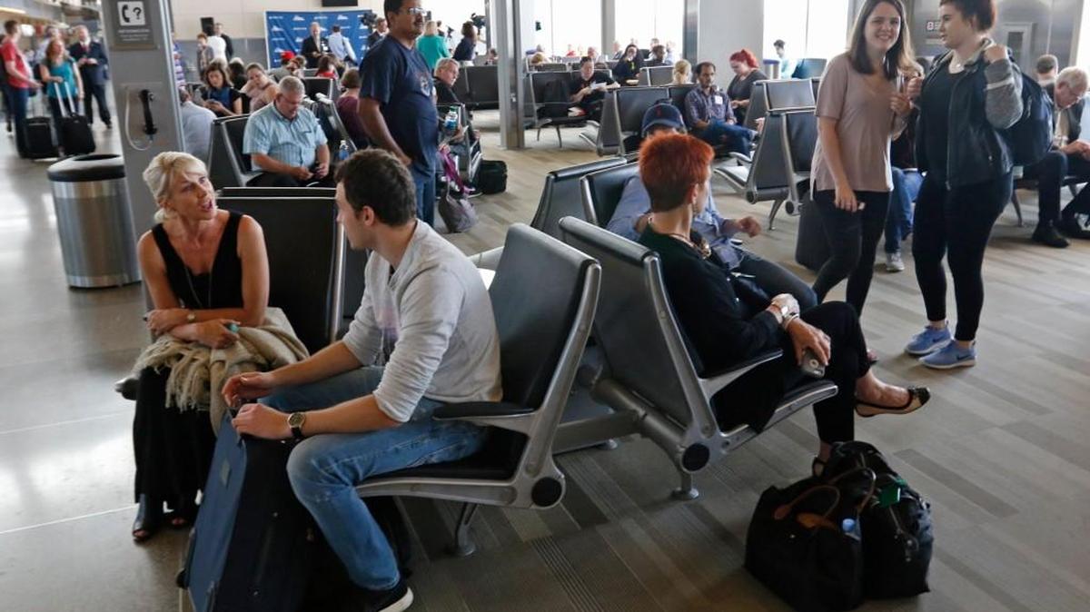 Paris, France-bound passengers gathered in the passenger departure area at RDU for Delta’s inaugural nonstop flight on May 12, 2016. On Monday, Delta announced it would add two daily nonstop flights from RDU to Nashville.