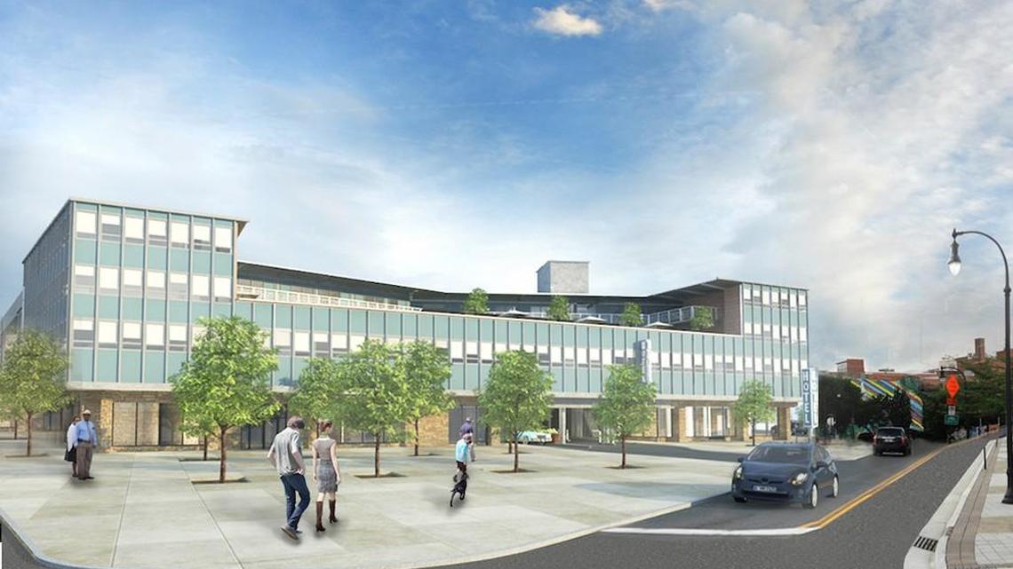 A rendering of the soon-to-be renovated Jack Tar Motor Lodge, which is expected to reopen as an Unscripted Hotel in the second quarter of 2017.