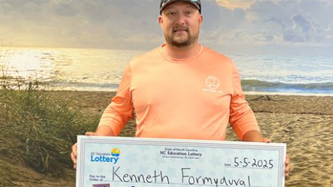 A North Carolina lottery winner fulfilled a “once-in-a-lifetime dream.”