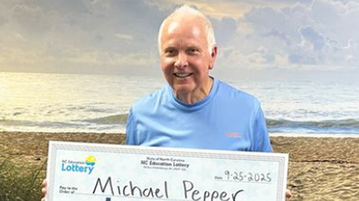 Michael Pepper bought a $1 lottery ticket that turned into a huge prize.